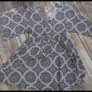 Torrid bell-sleeved babydoll dress